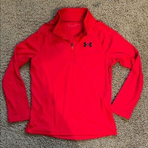 Under Armour Bright Red Long Sleeve Pullover